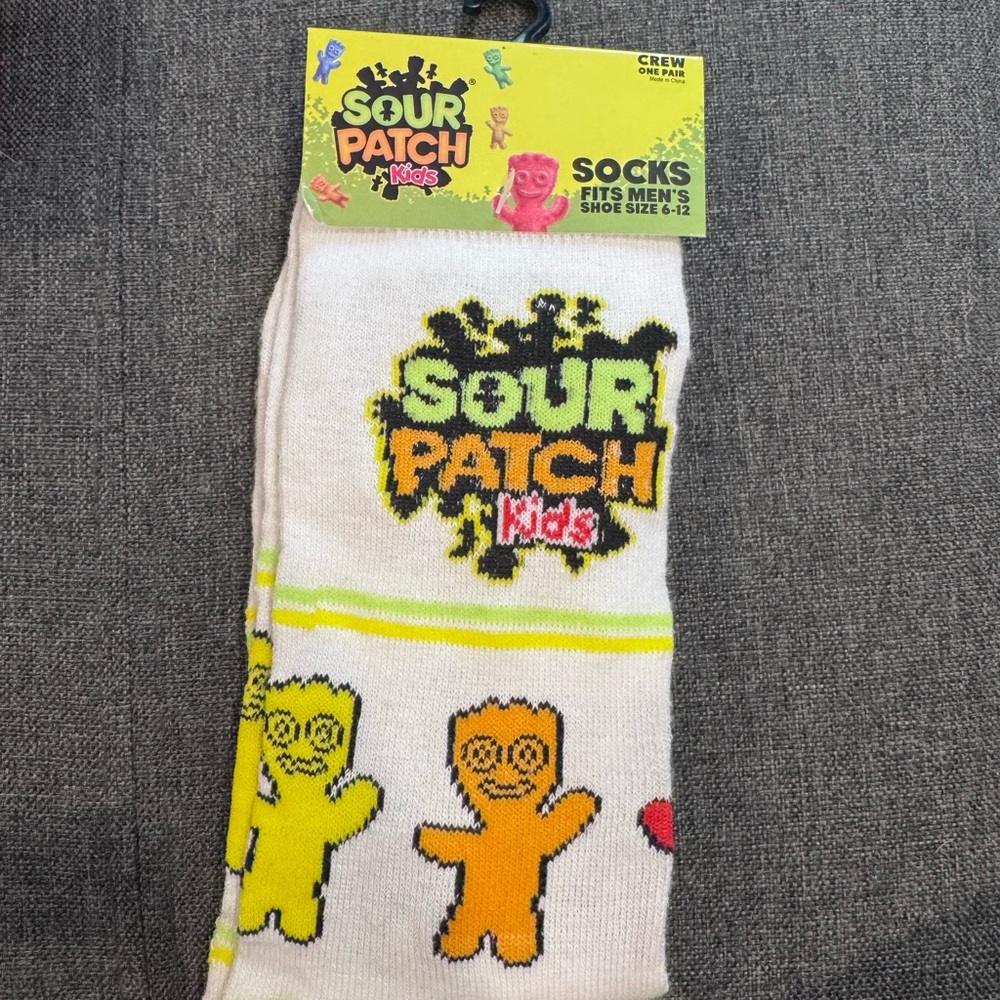 Sour Parch Kids Men’s Socks Size 6-12